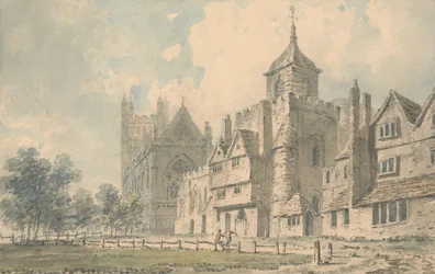 Catedral de Exeter e edifícios vizinhos