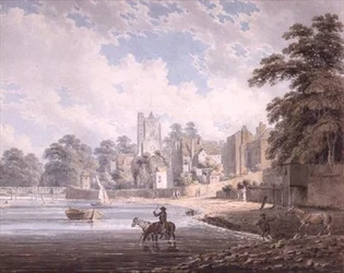 O rio Tâmisa em Putney