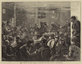 O buraco na parede, uma reunião dos republicanos de Londres