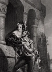 "Boa Noite, Mil Vezes, Boa Noite", gravada por WH Egleton, de "Romeu e Julieta" de William Shakespeare (1564-1616)