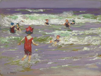Banhista de mar pequeno