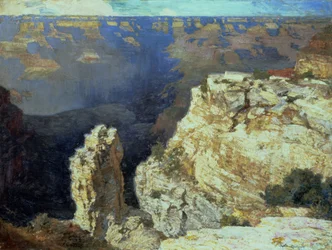 O Grand Canyon (óleo sobre tela)