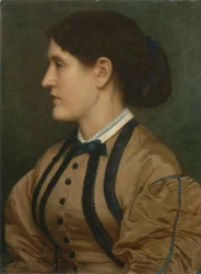 Retrato de Eliza Eastlake (1809-93) 1864 (óleo sobre tela)