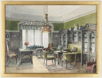 Interior da biblioteca