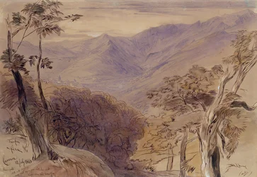Carrara, 1861 (caneta, lápis, tinta e wc no papel)