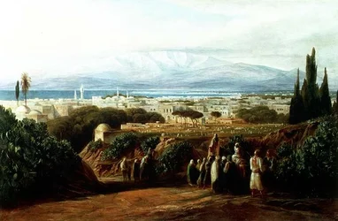 Cidade com cemitério