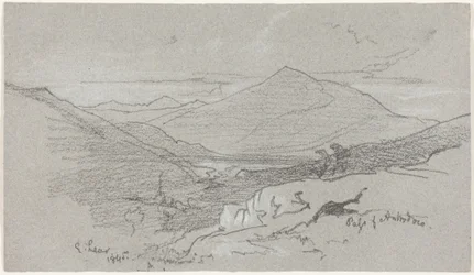 Vista montanhosa a partir de Antrodoco