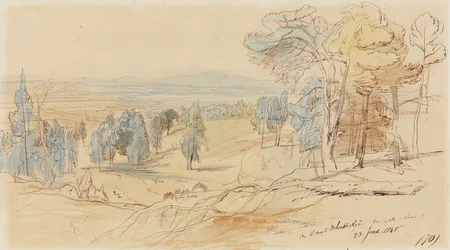 No caminho para Achmet Aga de Castella e Chalcis, Grécia, 23 de junho de 1848