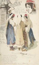 Camponesas de Ragusa, 1848-1866.