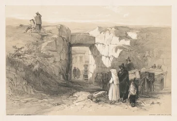 Vistas de Roma e seus arredores: Ancient Gate of Alatri, 1841.