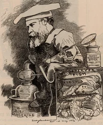 Cartoon of Frederick Settle Barff) na série Punch