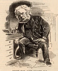 Desenho animado de John Bright