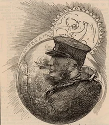 Desenho animado de Thomas Brassey