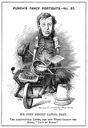 John Bennett Lawes, agricultor inglês, 1882.