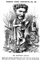 Matthew Arnold 1822-1888, poeta britânico, crítico e educador, 1881