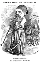 Richard Francis Burton, explorador inglês e orientalista, 1882
