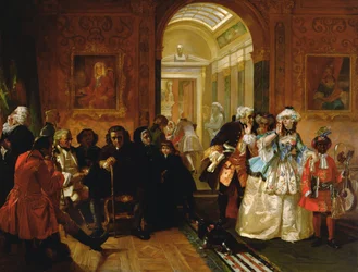 Lord Chesterfields Ante-Room em 1748, 1869