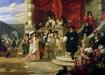 A Queda de Edward Hyde (1609-74), 1º Conde de Clarendon, 1861