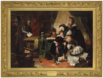 A Última Partida de Maria Antonieta e seu Filho, 1856
