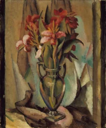 Flores em um vaso manipulado, 1919-22