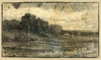 Paisagem com árvores