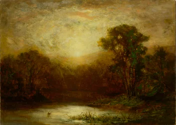 Pôr do sol, ca. 1875-1880.