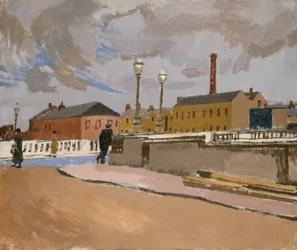 Rua em Cork (Óleo sobre tela)