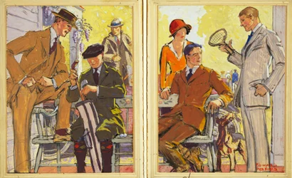 Anúncio para Hart, Schaffner & Marx Clothes, pub. 1900