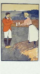 Setembro, detalhe do calendário de golfe de 1931, pub. 1931