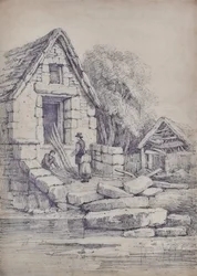 Paisagem com uma casa