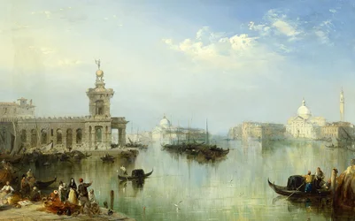 Uma Vista de Veneza (óleo sobre tela)