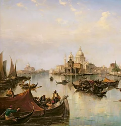 O Bacino di San Marco, olhando para a foz do Grande Canal (detalhe de 35342)