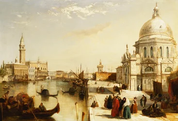 O Grande Canal com Santa Maria della Salute, Veneza