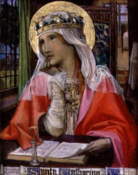 Santa Catarina, c.1900 (óleo sobre painel)