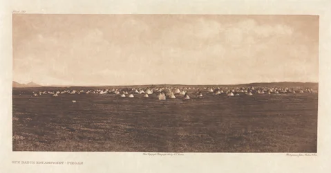 Portfólio VI, Placa 192: Acampamento de Dança do Sol - Piegan