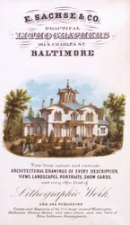 E. Sachse und Co., litógrafos práticos, 104 S. Charles St., Baltimore, (litografia [cartão comercial])