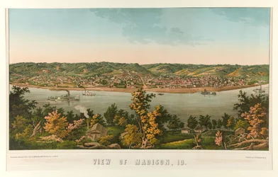 Vista de Madison, ID. (Indiana)