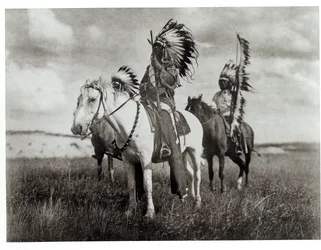 Sioux Chiefs, placa do "The North American Indian