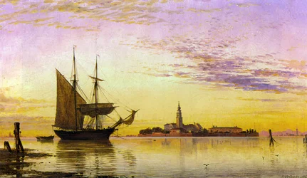 Edward William Cooke Convento arménio, Veneza