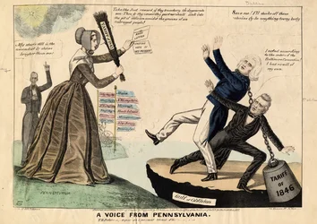 Uma voz da Pensilvânia, publicada por HR Robinson, Nova York, 1846