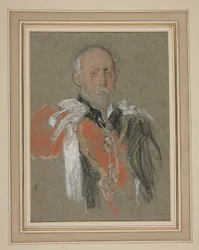 Coroação de Eduardo VII. Retrato: príncipe Cristiano de Eslésvico-Holsácia