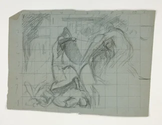 Estudo de figura para os Sete Pecados Capitais, de The Quest of the Holy Grail (uma série de quinze pinturas para a Biblioteca Pública de Boston, concluída em 1901)