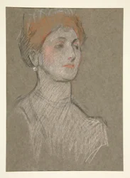 Cabeça de mulher, Coroação de Eduardo VII.