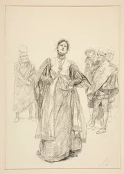Katharina, ilustração para Ato I, Cena i, Taming of the Shrew