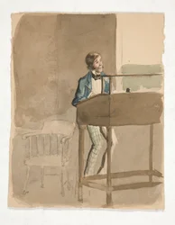Esboço para Charles Dickens