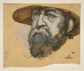 Estudo para General Meade: esboço para mural para o edifício do Capitólio estadual em Harrisburg, Pensilvânia, 1902-1911 (completado por John Singer Sargent)
