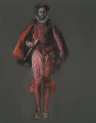 Estudo para a figura de Sir Walter Raleigh, em