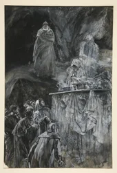 O Banquete, ilustração para Ato III, Cena iii, A Tempestade