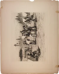 Jornais no acampamento, 1876