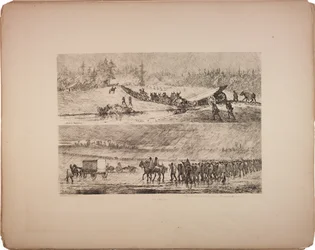 Preso na lama, 1876